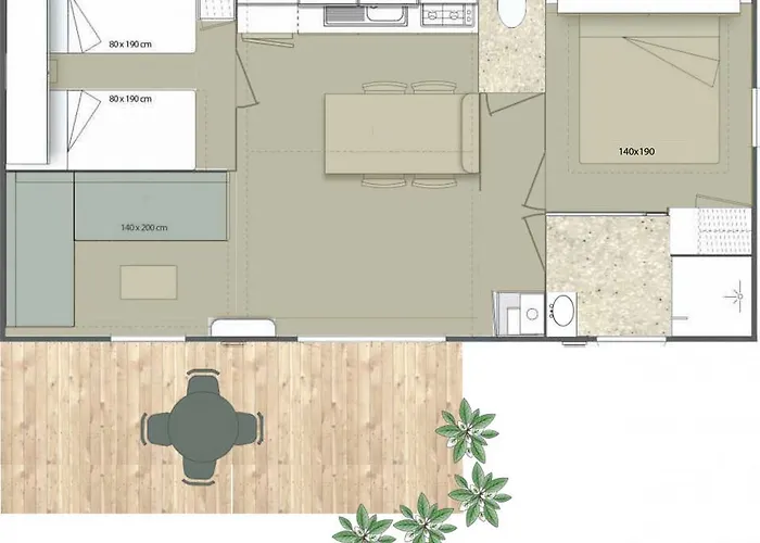 キャンプ場 Senia Cala Canyelles リョレート・デ・マル